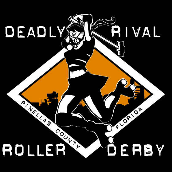 Deadly Rival Roller Derby logo